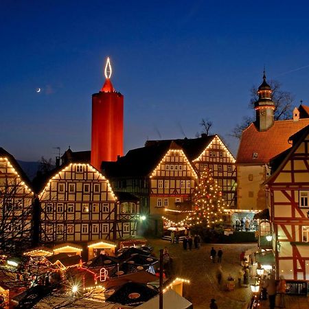Ferienwohnung "Zur Ottoburg" In Schlitz Esterno foto