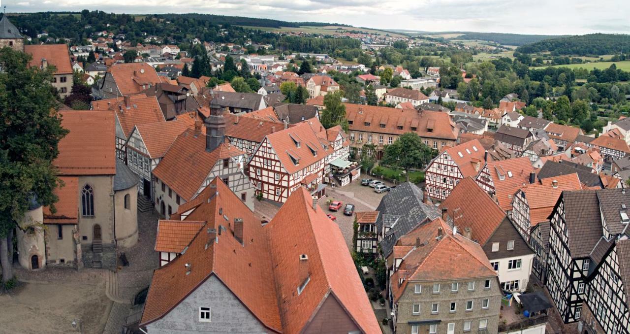 Ferienwohnung "Zur Ottoburg" In Schlitz Esterno foto